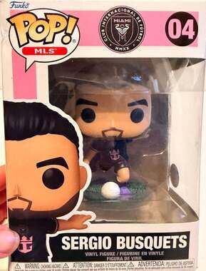 Funko Pop! MLS Inter Miami Sergio Busquets (Away Jersey) #04 Vinyl Figure